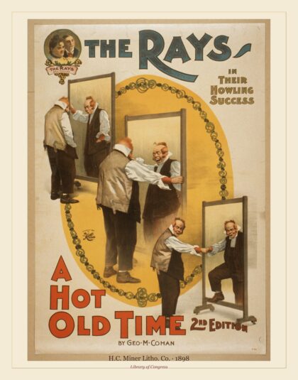 H.C. Miner Litho. Co. — The Rays in their howling (1898)