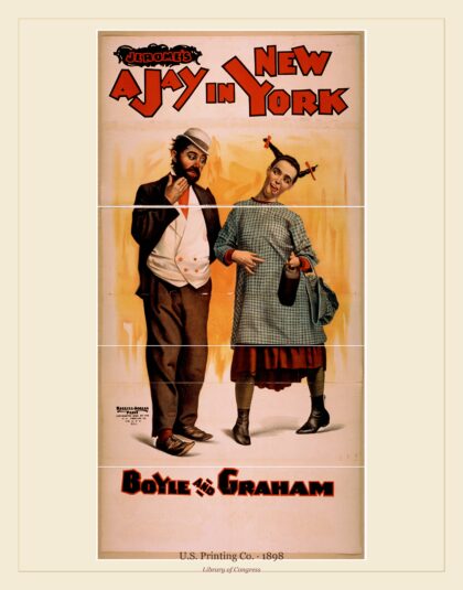 U.S. Printing Co. — Jerome's A jay in New York (1898)