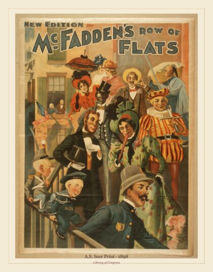 A.S. Seer Print — McFadden's row of flats new edition (1898)