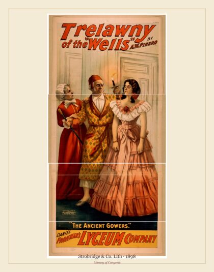 Strobridge & Co. Lith — Trelawny of the "Wells" by A.W. Pinero (1898)