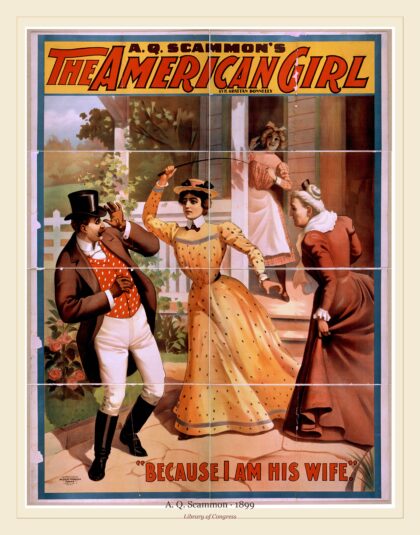 A. Q. Scammon — A.Q. Scammon's The American girl by H. Grattan Donnelly (1899)