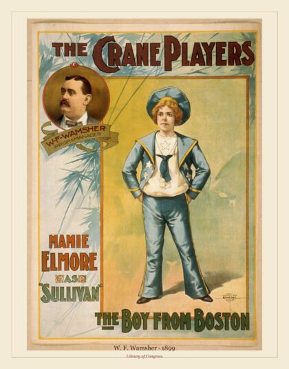 W. F. Wamsher — The Crane Players, The boy from Boston (1899)