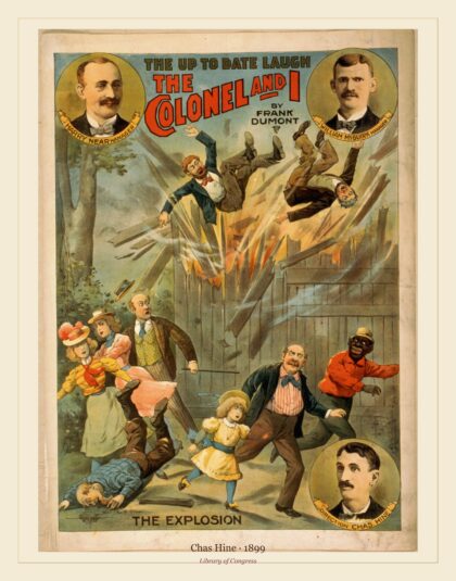 Chas Hine — The up to date laugh, The Colonel and I by Frank Dumont (1899)