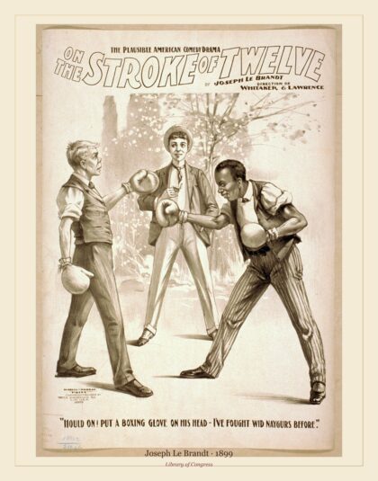 Joseph Le Brandt — On the stroke of twelve the plausible American comedy drama (1899)