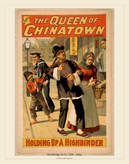 Strobridge & Co. Lith — The queen of Chinatown by Joseph Jarrow (1899)