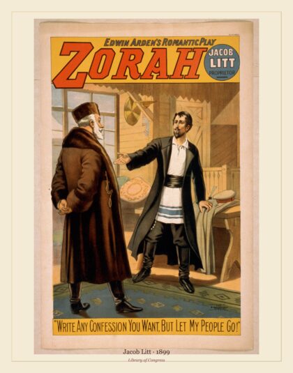 Jacob Litt — Edwin Arden's romantic play, Zorah (1899)