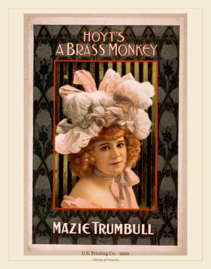 U.S. Printing Co. — Hoyt's A brass monkey (1900)