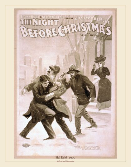 Hal Reid — a pastoral play, The night before Christmas by Hal Reid (1900)