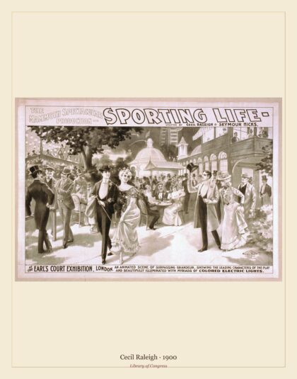 Cecil Raleigh — Sporting life written (1900)