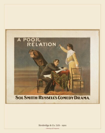 Strobridge & Co. Lith — A poor relation (1901)