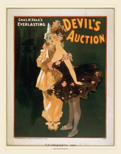 U.S. Lithograph Co. — Chas. H. Yale's everlasting Devil's auction (1902)