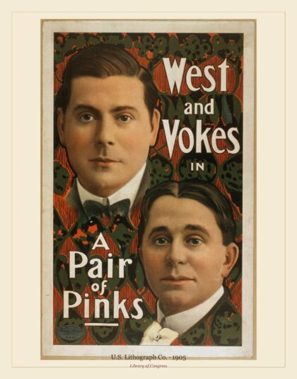 U.S. Lithograph Co. — West and Vokes in A pair of pinks (1905)