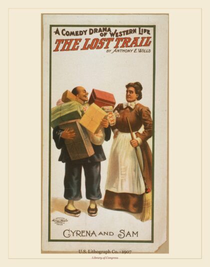U.S. Lithograph Co. — The lost trail a comedy drama of western life (1907)