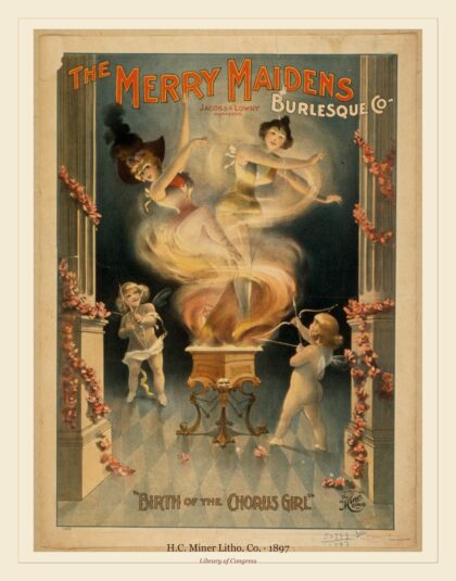 H.C. Miner Litho. Co. — The Merry Maidens Burlesque Co (1897)