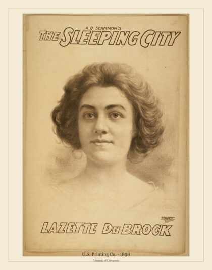 U.S. Printing Co. — A.Q. Scammon's The sleeping city (1898)
