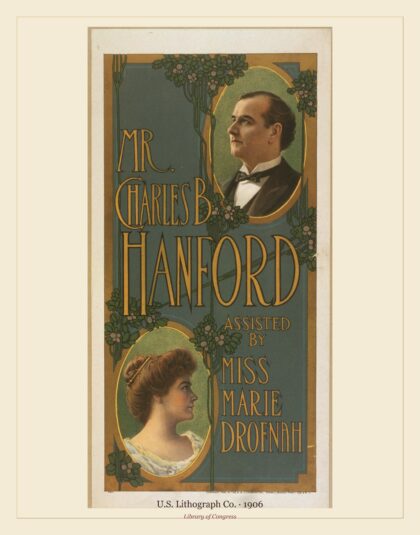 U.S. Lithograph Co. — Mr. Charles B. Hanford assisted by Miss Marie Drofnah (1906)