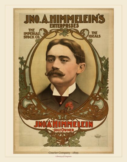 Courier Company — Jno. A. Himmelein's Enterprises The Imperial Stock Co., The Ideals (1899)