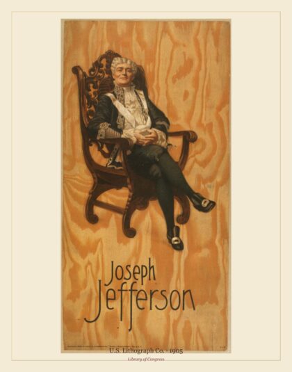U.S. Lithograph Co. — Joseph Jefferson (1905)