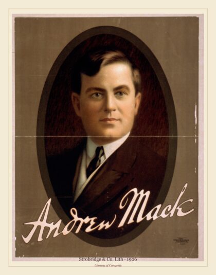 Strobridge & Co. Lith — Andrew Mack (1906)