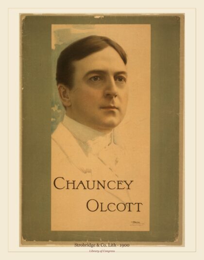 Strobridge & Co. Lith — Chauncey Olcott (1900)
