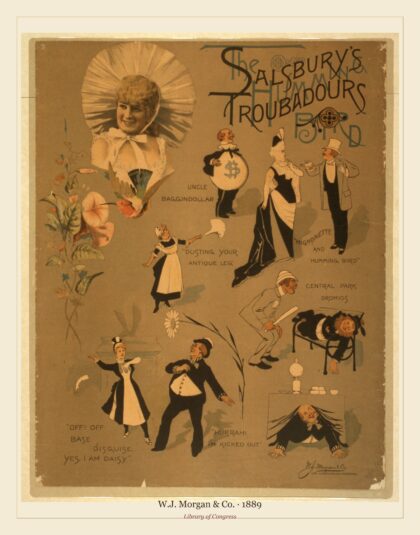 W.J. Morgan & Co. — Salsbury's Troubadours the humming bird (1889)