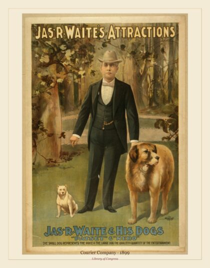 Courier Company — Jas. R. Waite's attractions (1899)