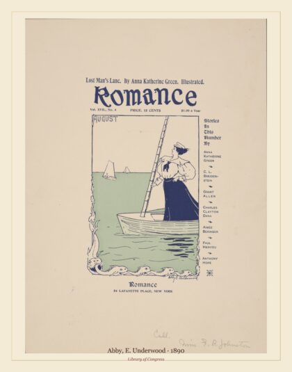 Abby, E. Underwood — Romance [for] August (1890)