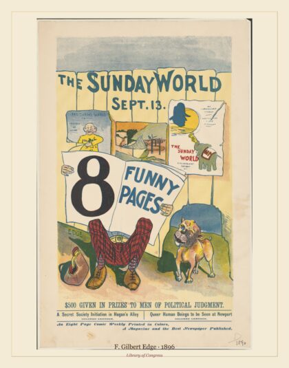 F. Gilbert Edge — The Sunday World Sept. 13 (1896)