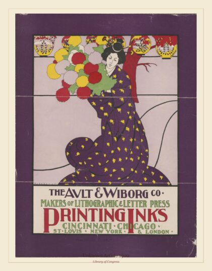 Unknown Artist — The Ault & Wiborg Co. makers of lithographic & letter press printing inks, Cincinnati, Chi (1900)