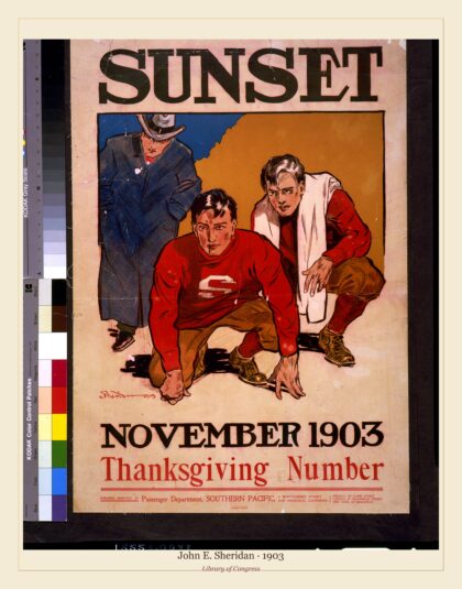 John E. Sheridan — Sunset, November 1903: Thanksgiving number (1903)