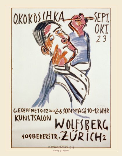 Unknown Artist — O. Kokoschka - Kunstsalon Wolfsberg Zürich (1923)