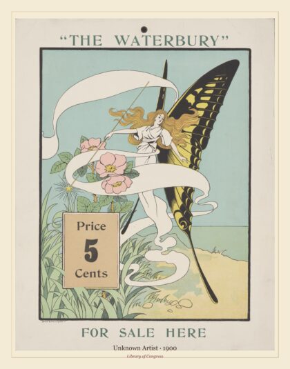 Unknown Artist — "The Waterbury" for sale here. Price 5 cents (1900)