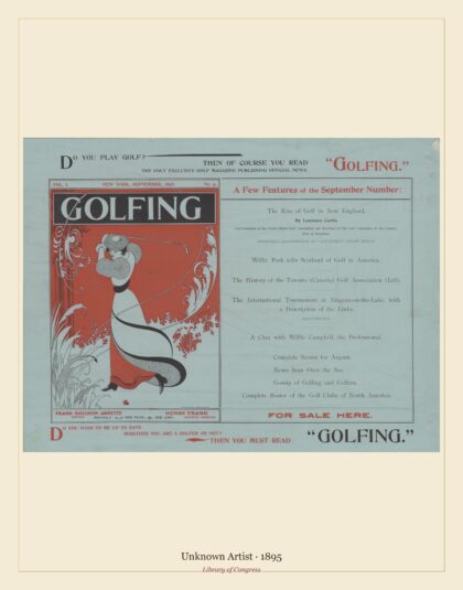 Unknown Artist — Golfing, vol. 1, no. 5 (1895)