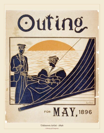 Unknown Artist — Outing for May, 1896 / Jean Carrè (1896)