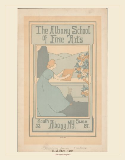 E. M. Enos — The Albany School of Fine Arts, 52 South Swan St., Albany, NY (1912)