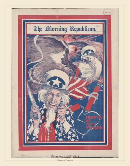Unknown Artist — The Morning Republican fourth of July number (1898)
