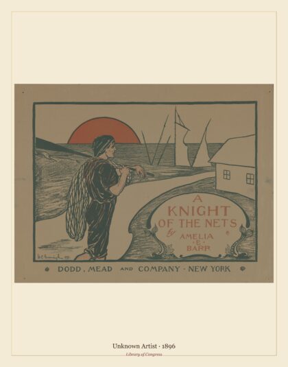 Unknown Artist — A knight of the nets by Amelia E. Barr (1896)