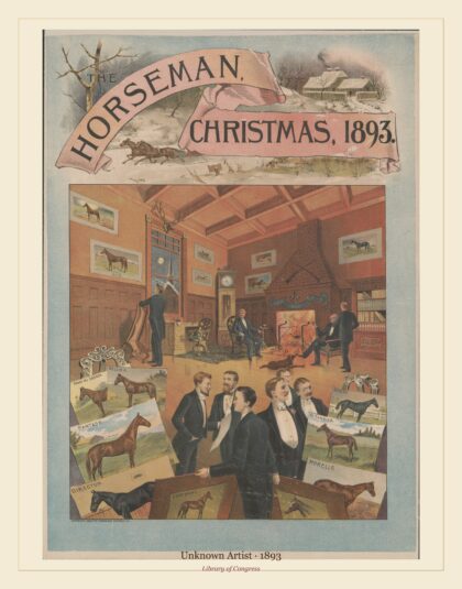 Unknown Artist — The Horseman, Christmas, 1893 (1893)