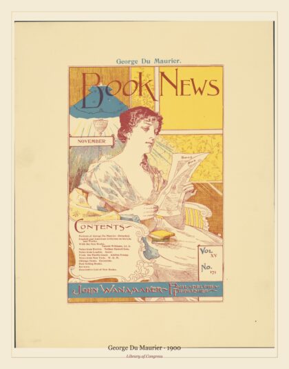 George Du Maurier — Book News (November) Vol. XV No. 171 (1900)