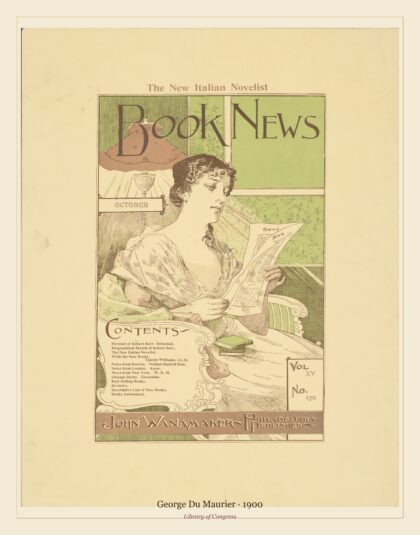 George Du Maurier — Book News (October) Vol. XV No. 170 (1900)