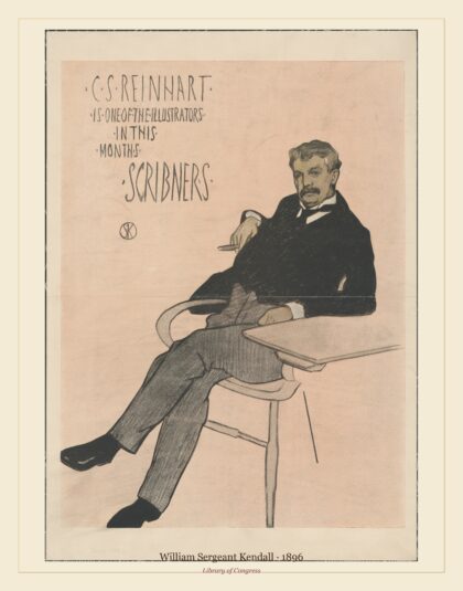 William Sergeant Kendall — C. S. Reinhart is one of the illustrators in this months Scribners (1896)