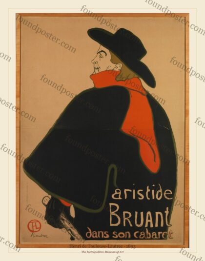 Henri de Toulouse-Lautrec — Aristide Bruant at His Cabaret (1893)