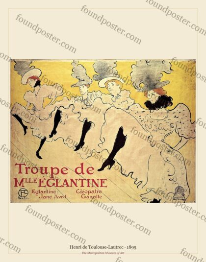 Henri de Toulouse-Lautrec — La Troupe de Mademoiselle Églantine (1895)
