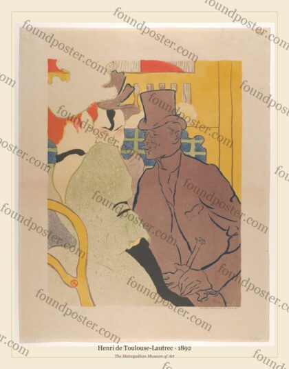 Henri de Toulouse-Lautrec — The Englishman at the Moulin Rouge (1892)
