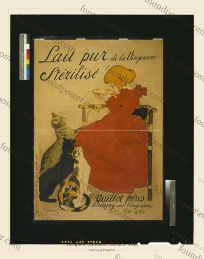 Théophile-Alexandre Steinlen — Lait Pur Stérilisé de la Vingeanne (1895)