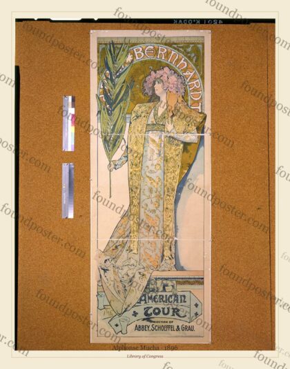 Alphonse Mucha — Sarah Bernhardt: American Tour (1896)
