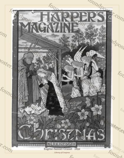Eugène-Samuel Grasset — Harper’s Magazine: Christmas (1892)