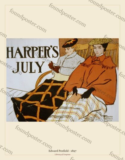 Edward Penfield — Harper’s Magazine: July (1897)