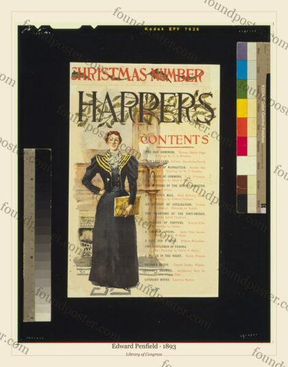 Edward Penfield — Harper’s Christmas Number (1893)