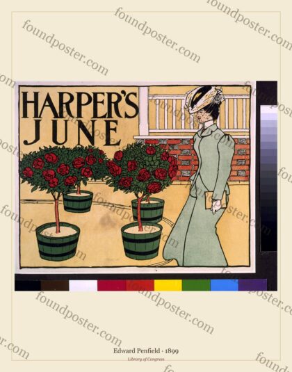 Edward Penfield — Harper’s Magazine: June (1899)